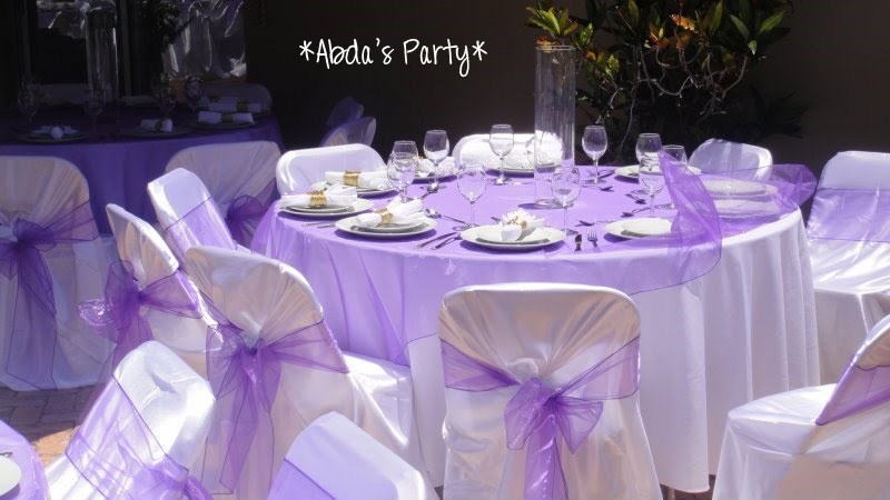 Purple And White Wedding Ideas