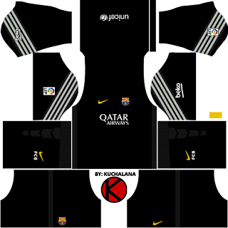 Get the new Barcelona kits for seasons  Baru, Barcelona Kits 2015/2016 - Dream League Soccer