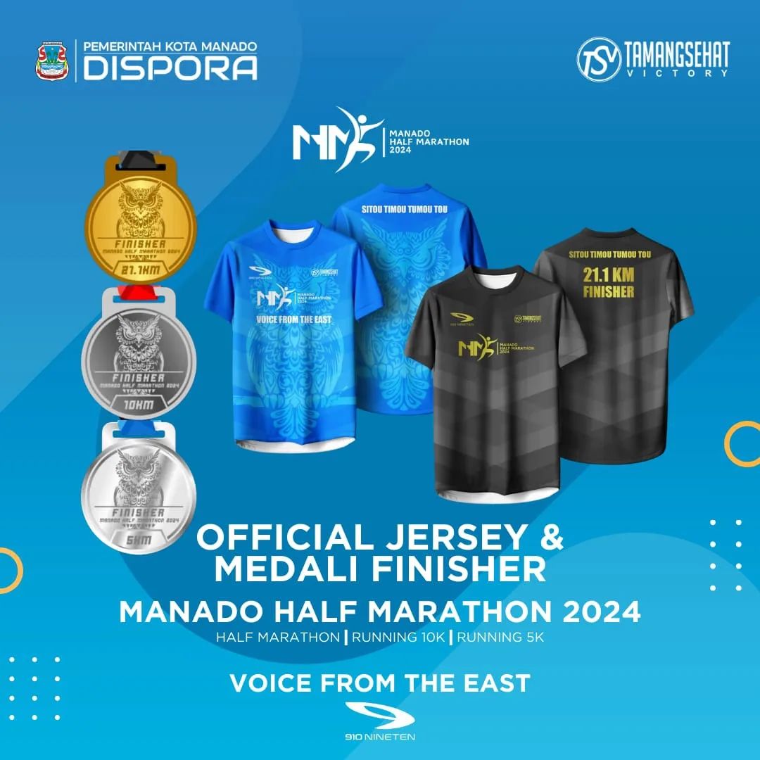 Racepack 👟 Manado Half Marathon • 2024
