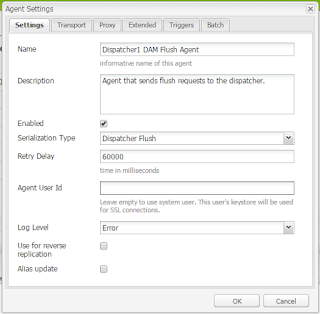 Dispatcher DAM Flush Agent