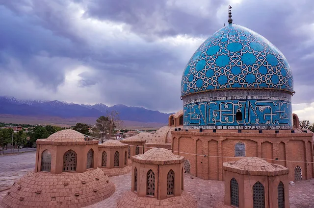 The dome of Shah Nimatullah Vali's shrine.