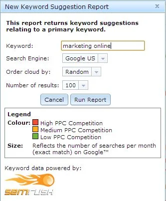 ho tro seo - KeywordEye Keyword Suggestion Report