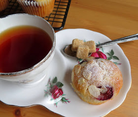 Cherry Almond Muffins