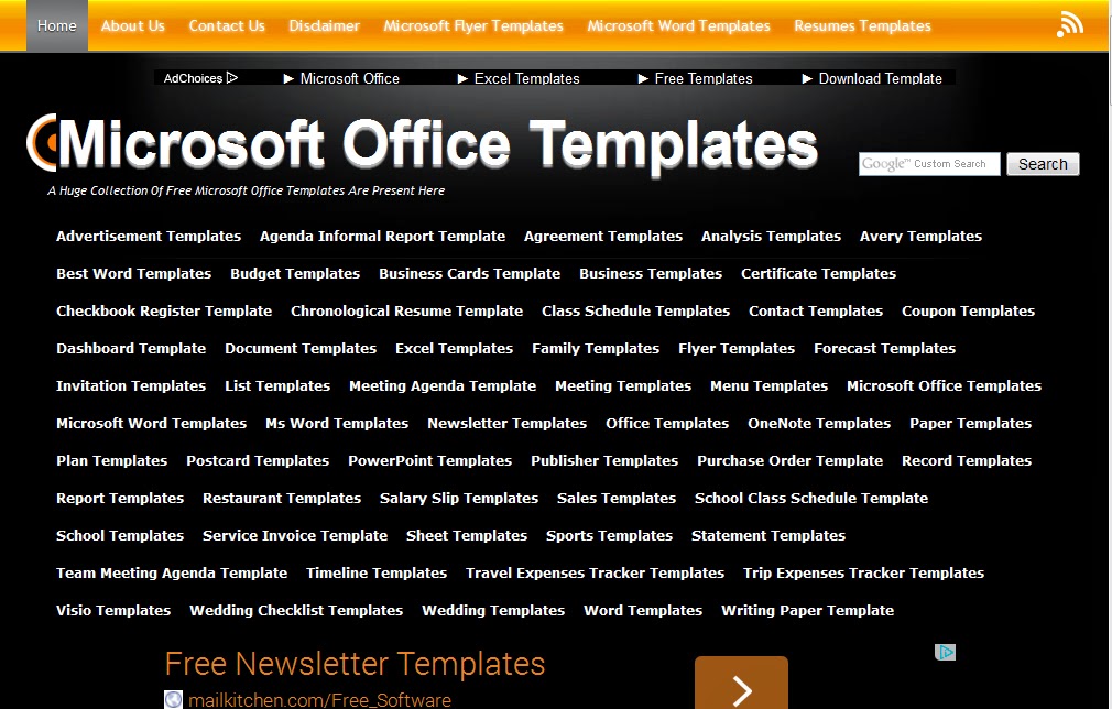  Microsoft Office Templates