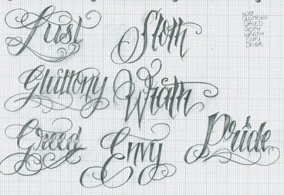 Tattoo Lettering