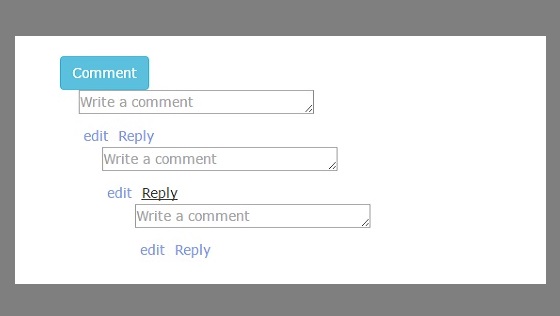 Create Hierarchical Comment Section in Asp.net Using JQuery