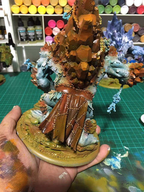 Painting Base Colors in Batches Photo