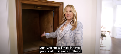 Queen Of Entertainment Jennifer Coolidge Gives A House Tour Playing Real Estate Agent Karen Calhoun, In This Hilarious New Netflix Skit. 
