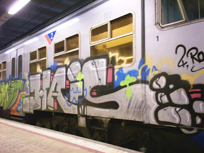 Trainspotting graffiti