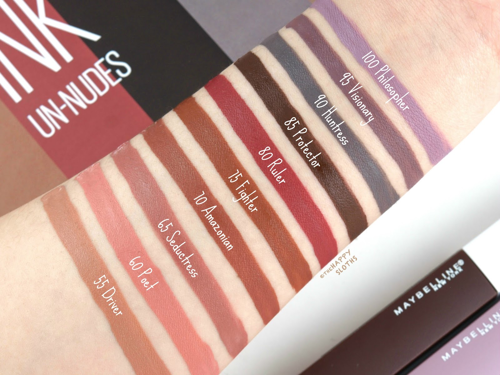 Maybelline Superstay Matte Ink Un Nudes Collection Review