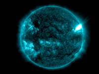 Sun blasts out powerful X-class solar flare causing radio blackouts on Earth.