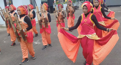 musik angklung,anggklung,gerak tari, estafet tunas kelapa,pramuka,MA ngasinan Bener, angklung kreasi baru, musik angklung,