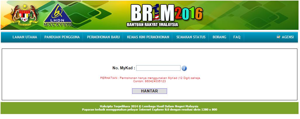 Br1m E Https //ebr1m.hasil.gov.my - Mudik BB