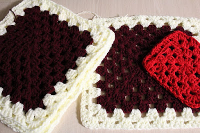 crochet, granny squares, WIP, work in progress