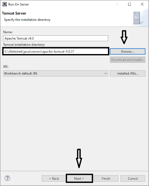 Specify Installation Directory