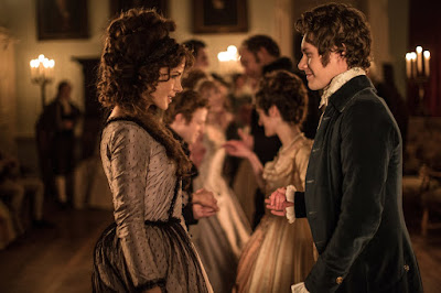 Xavier Samuel and Kate Beckinsale in Love and Friendship