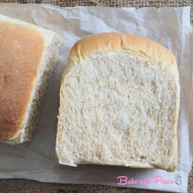 Soft and Fluffy Wholemeal Bread