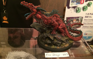Fire Dragon from Warplogue Miniatures at the UK Games Expo