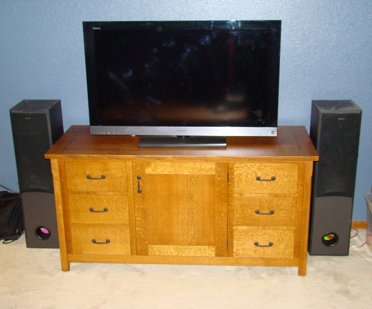 My Woodworking Projects: Entertainment Center Part V