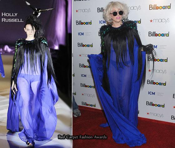 Lady GaGa Style found the blue gown