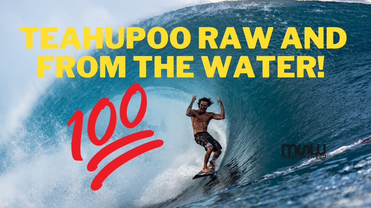 TEAHUPOO RAW AND FROM THE WATER TODAY | April 21 2022