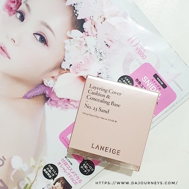 Review Laneige Layering Cover Cushion and Concealing Base