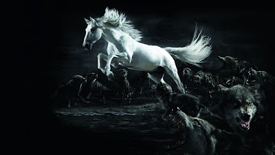 White horse-Wolf-Abstrak-Wallpaper-Wallpapers