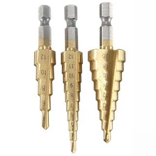 Made from high-quality HSS steel with Titanium coated to reduce friction and heat Impact ready step cone hole cutter hown - store