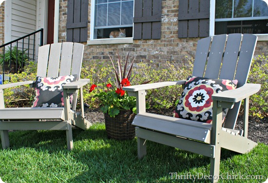 faux wood adirondack chairs