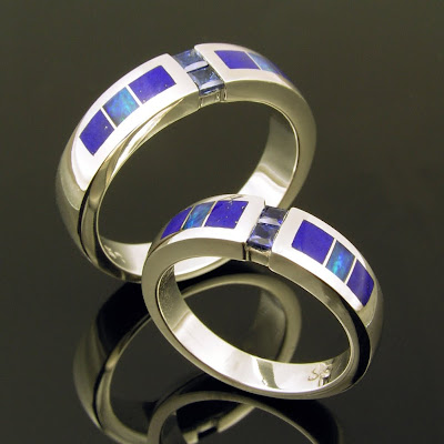Sapphire Rings Matching Blue Sapphire Wedding Rings Luxury