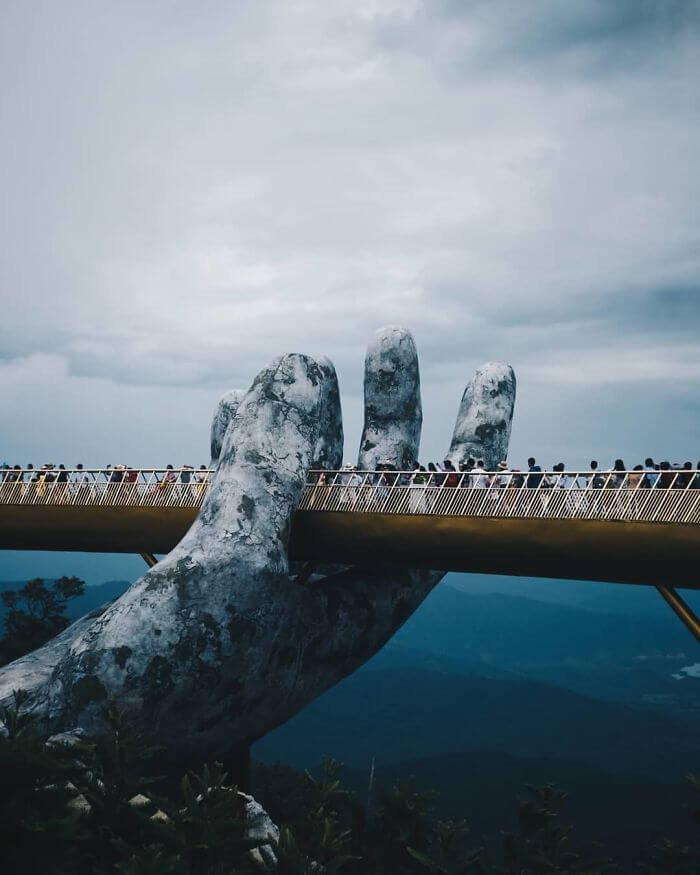 Mindblowing Bridge In Vietnam Has Now Been Opened, And It Is Reminiscent of Scenery From Lord Of The Rings