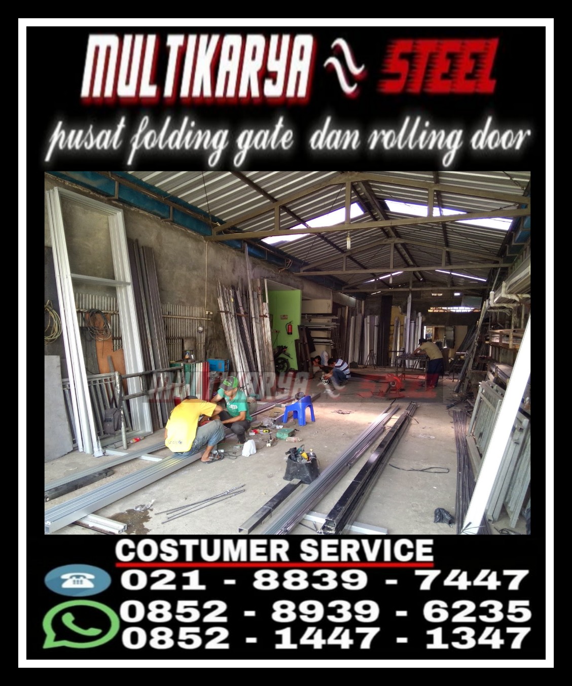 Daftar Harga Rolling Door Industri Otomatis Cikarang Murah 