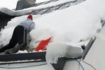 Roof snow cleaning WIN!