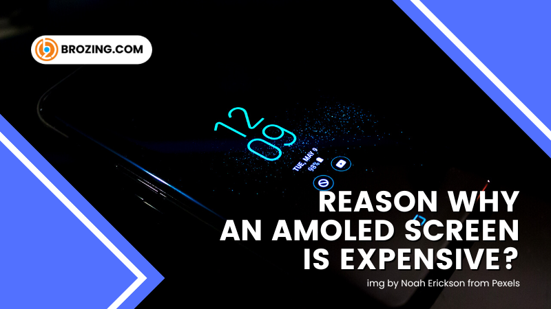 AMOLED Display are more expensive because the flexibility of AMOLED screens allows many companies to freely design smartphone screens.