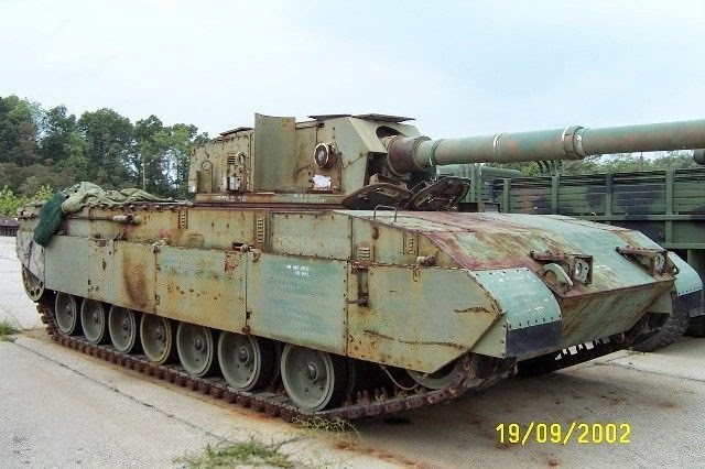 M1 Abrams Prototype With 140mm Cannon Tankporn