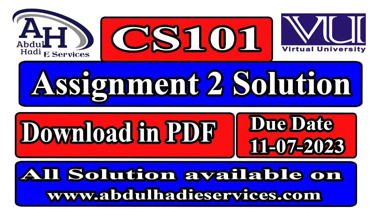 cs101 assignment 2 solution pdf download