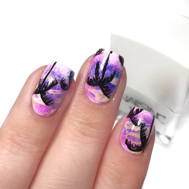 Palm Tree Nail Art