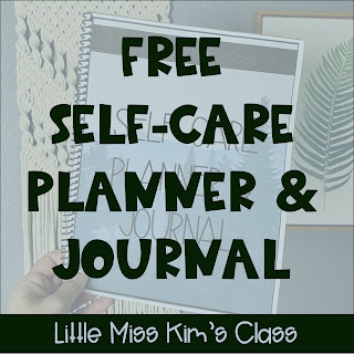 Self-care planner and journal for teachers