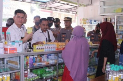 Polres Pringsewu Cek Apotek dan Swalayan yang Menjual Obat Sirup