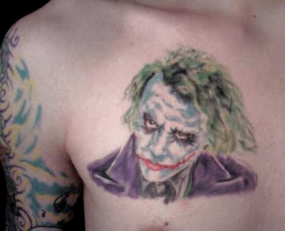 Heath Ledger Joker Tattoo