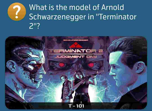 What is the model of Arnold Schwarzenegger in ''Terminator 2''?