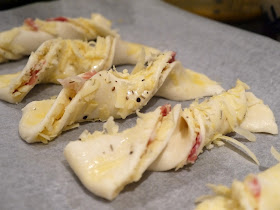 Herby Parma Ham Cheese Twists The Betty Stamp Recipe