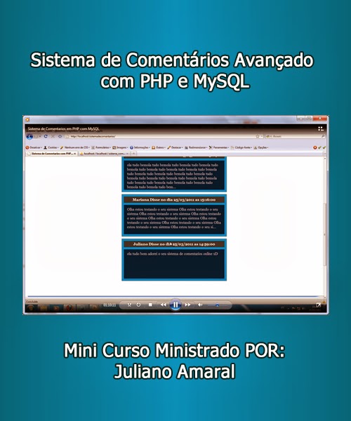 Download - Curso: Sistema De Comentários Avançado Com Php E Mysql