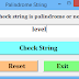 How to check string is palindrome or not in visual basic 6