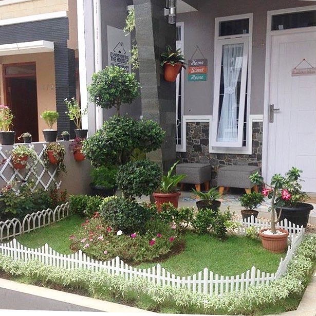 30 Desain  Taman  Depan Rumah  Minimalis  Sederhana  Rumahku 