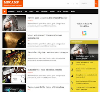 MDCamp Blogger Template 