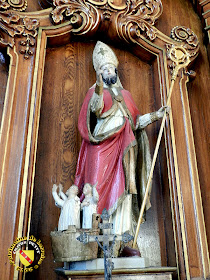 Saint-Nicolas (XVIIIe siècle) - Statue en bois - Église de Gibeaumeix (54)