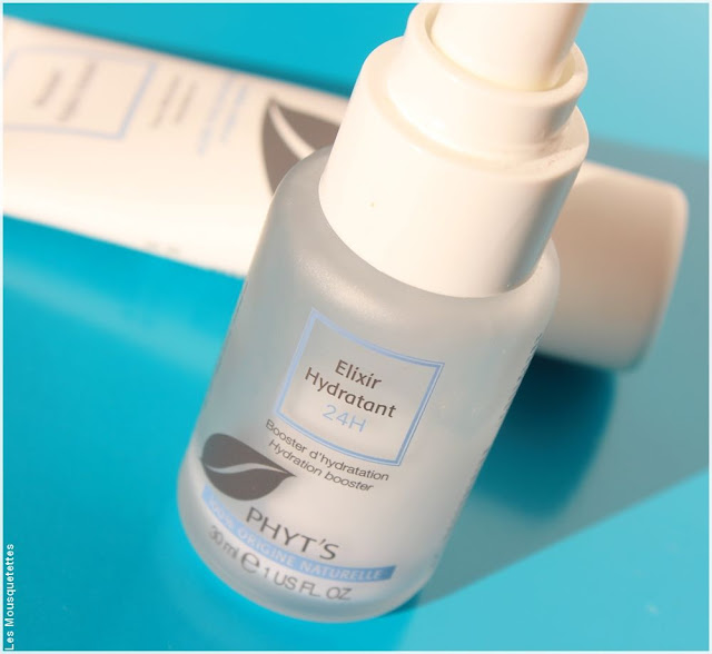 Gamme Aqua Phyt's hydratation intense bio - Elixir Hydratant 24h - Blog beauté