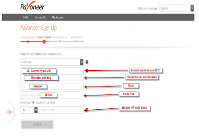 Cara Daftar Payoneer Sampai Berhasil