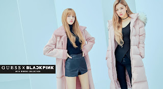 Blackpink For Guess Korea Winter 2018 Collections
